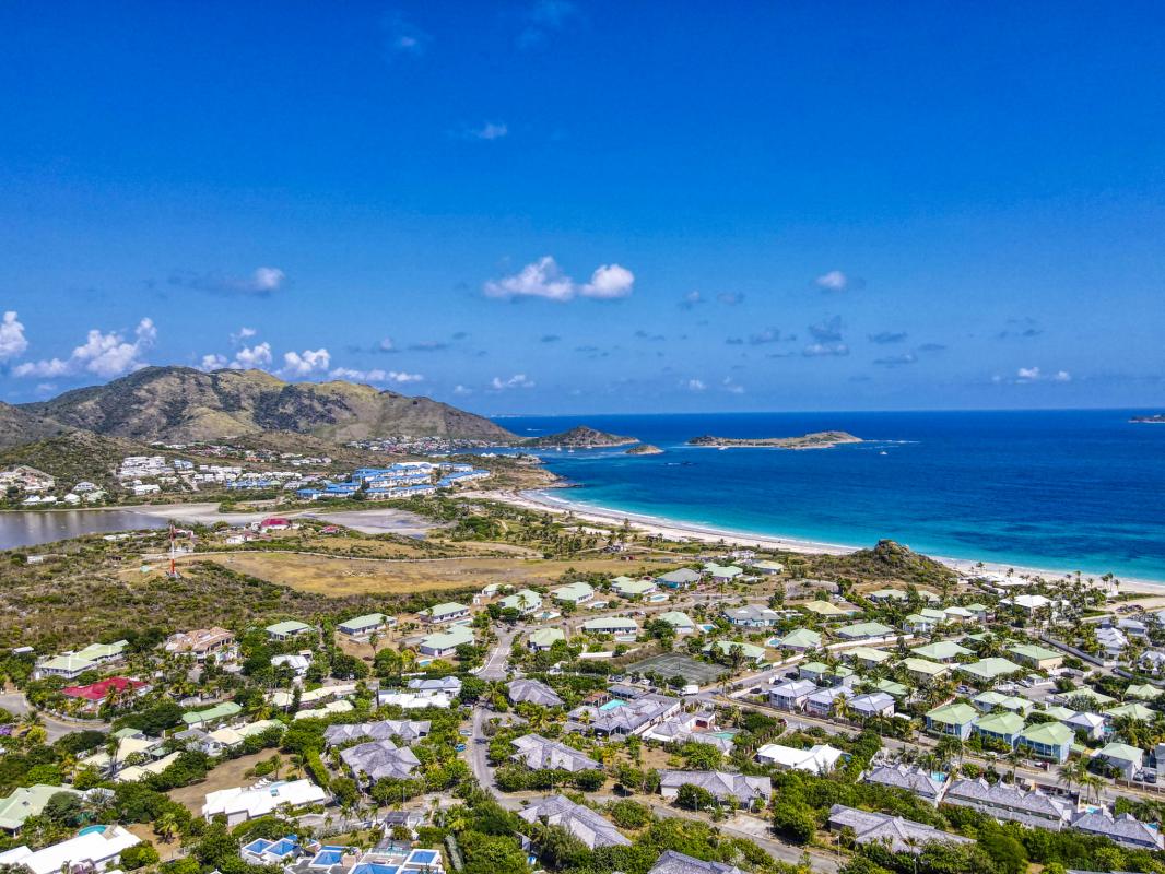 Saint Martin Baie Orientale villa __photo de drone-26